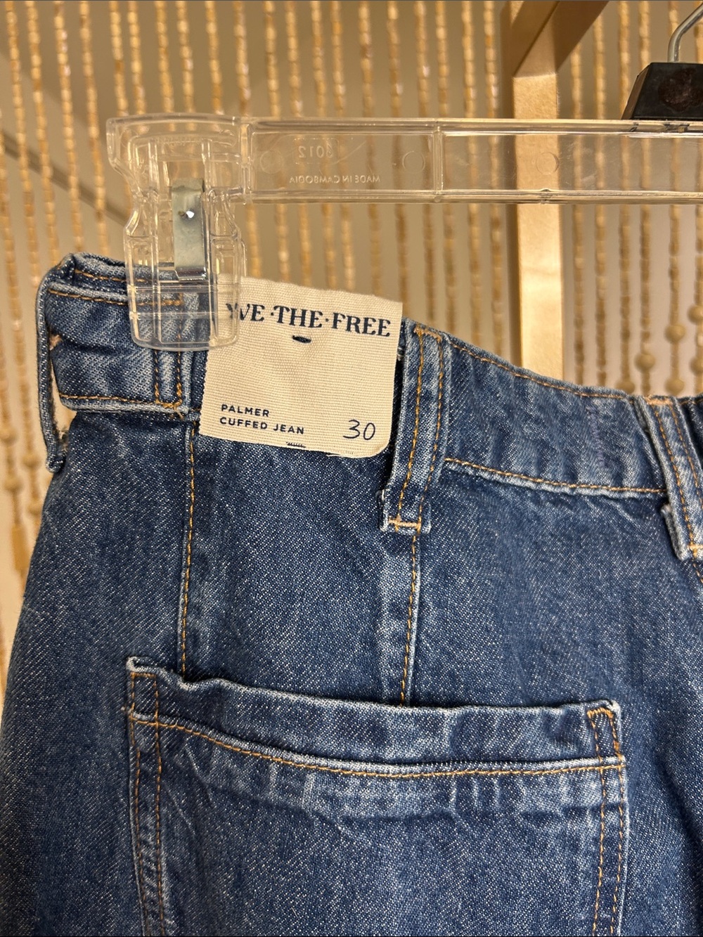 We The Free Palmer Cuffed Jeans Size 30 - Picture 4 of 5